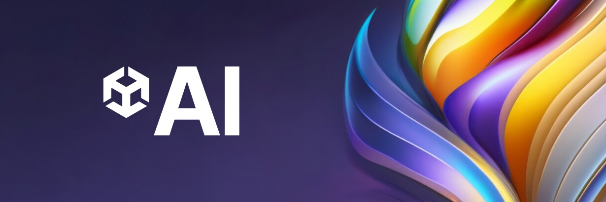 Unity Logo with AI next to it